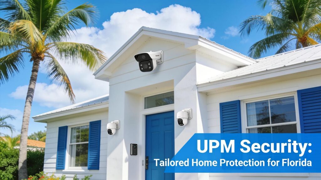 Advanced home security system integrated within a Florida residence